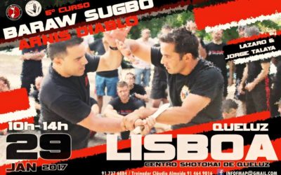 Curso Baraw Sugbo / Arnis Diablo – Lisboa / Jan.2017