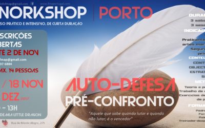 WORKSHOP – auto-defesa / pré-confronto