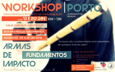 Fundamentos – combate com armas de impacto – workshop no Porto